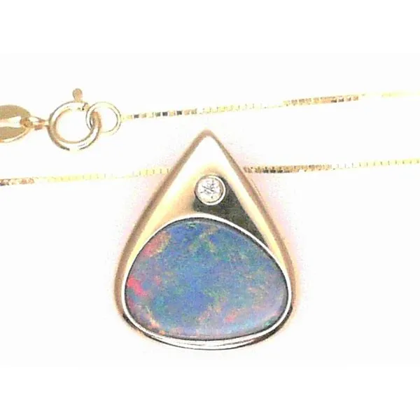 14KY Opal Boulder Pendant Chipper's Jewelry Bonney Lake, WA