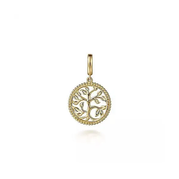 14Kt Yellow Gold Tree of Life Medallion Pendant Chipper's Jewelry Bonney Lake, WA