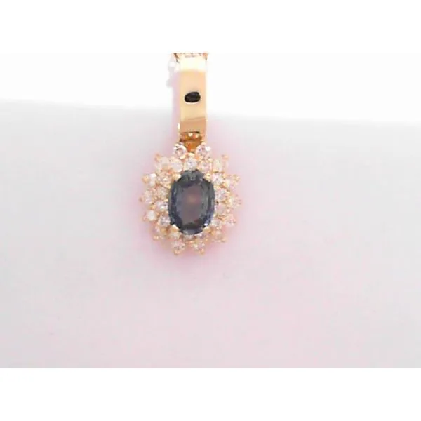 Sapphire & Diamond Pendant Image 2 Chipper's Jewelry Bonney Lake, WA