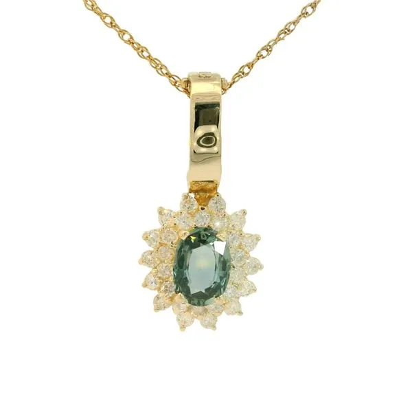 Sapphire & Diamond Pendant Chipper's Jewelry Bonney Lake, WA