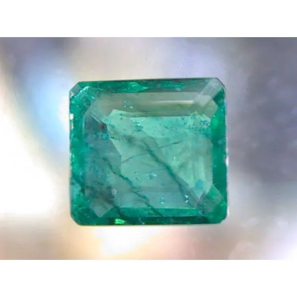 14Kt White Gold Emerald Pendant Image 2 Chipper's Jewelry Bonney Lake, WA