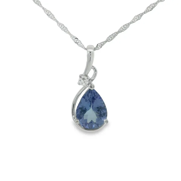 14K White Gold Tanzanite Pendant Chipper's Jewelry Bonney Lake, WA