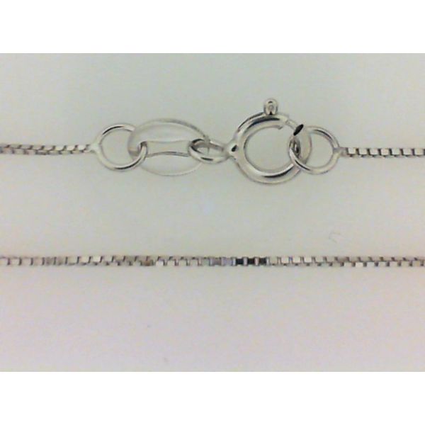 Garnet and Diamond Drop Pendant in 14K White Gold Image 2 Chipper's Jewelry Bonney Lake, WA
