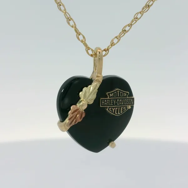 10KY Black Hills Gold Pendant w/Gold Filled 18