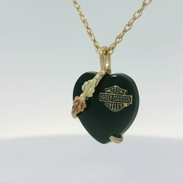 10KY Black Hills Gold Pendant w/Gold Filled 18