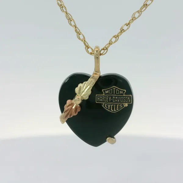 10KY Black Hills Gold Pendant w/Gold Filled 18