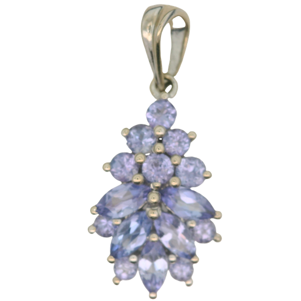 10K White Gold Tanzanite Pendant Chipper's Jewelry Bonney Lake, WA