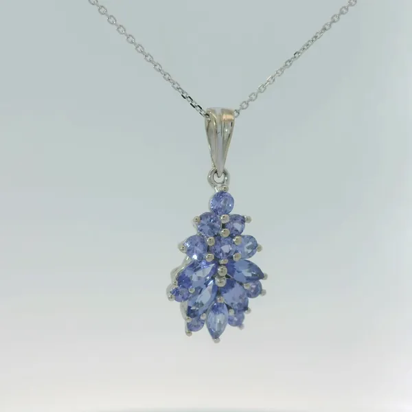 10KW Tanzanite Pendant w/18