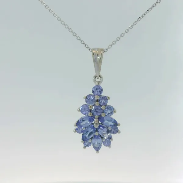 10KW Tanzanite Pendant w/18