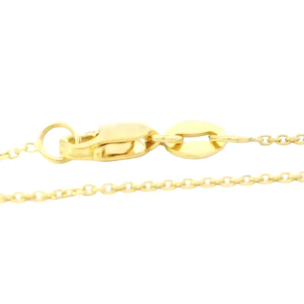 14K Yellow Gold Cross Pendant with 18" Chain Image 3 Chipper's Jewelry Bonney Lake, WA