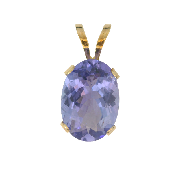 14K Yellow Gold Tanzanite Pendant Chipper's Jewelry Bonney Lake, WA