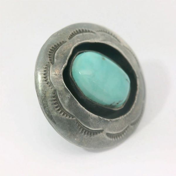 Vintage Native American Turquoise Earrings Image 3 Chipper's Jewelry Bonney Lake, WA