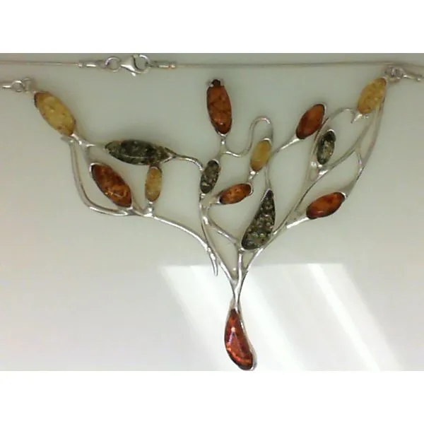 Sterling Silver Baltic Amber Necklace Chipper's Jewelry Bonney Lake, WA