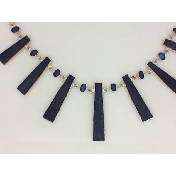 925 Kyanite, Lapis Designer Necklace Chipper's Jewelry Bonney Lake, WA