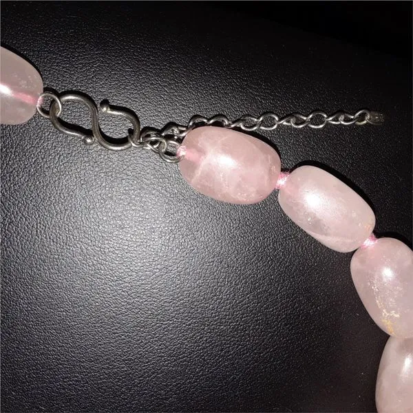Rose Quartz Beads Necklace Image 2 Chipper's Jewelry Bonney Lake, WA