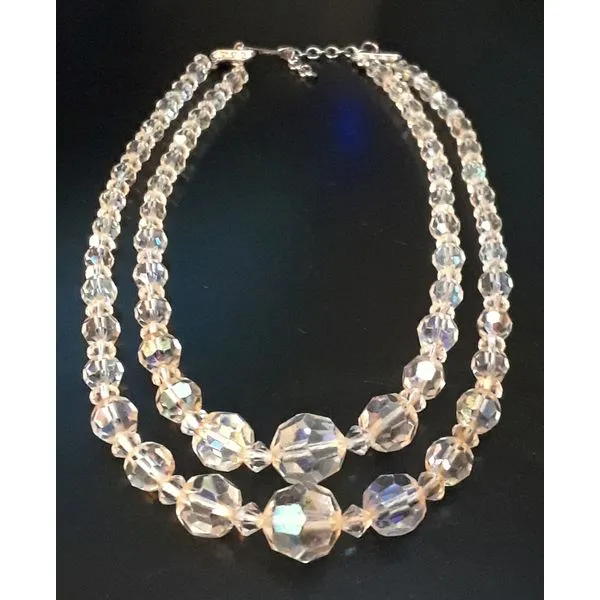 Crystal Beads Double-Strand Necklace Image 2 Chipper's Jewelry Bonney Lake, WA