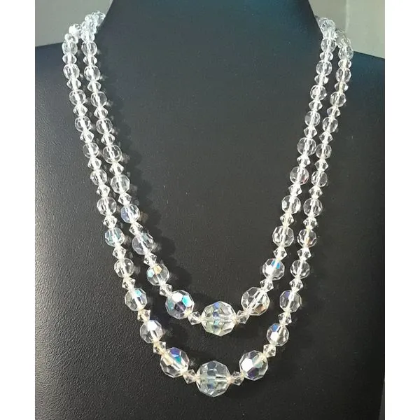 Crystal Beads Double-Strand Necklace Chipper's Jewelry Bonney Lake, WA