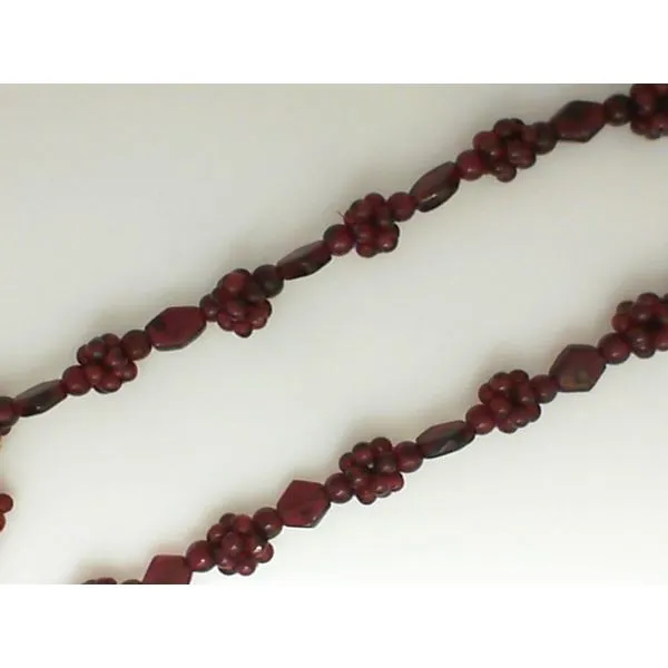 16" Garnet Bead Necklace Chipper's Jewelry Bonney Lake, WA