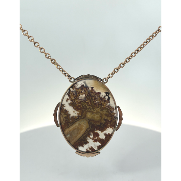 Gold Filled Moss Agate Jewelry Set Chipper's Jewelry Bonney Lake, WA