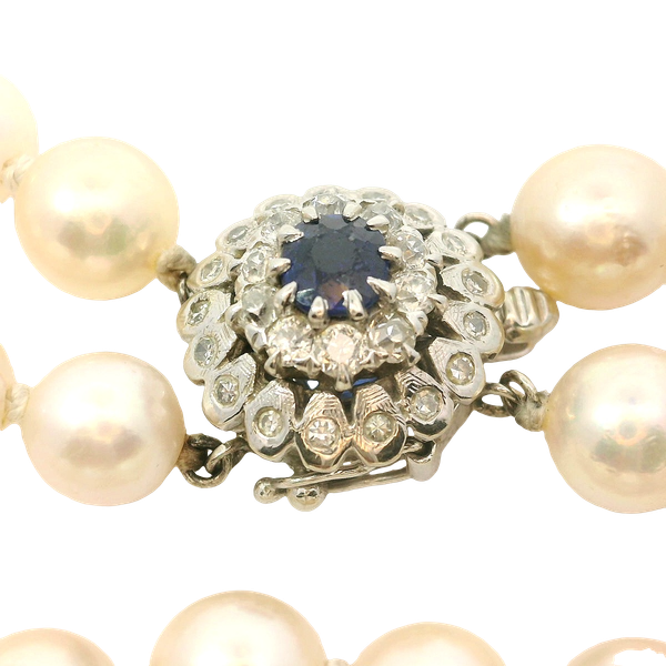 Akoya Pearl Double Strand Necklace Image 2 Chipper's Jewelry Bonney Lake, WA