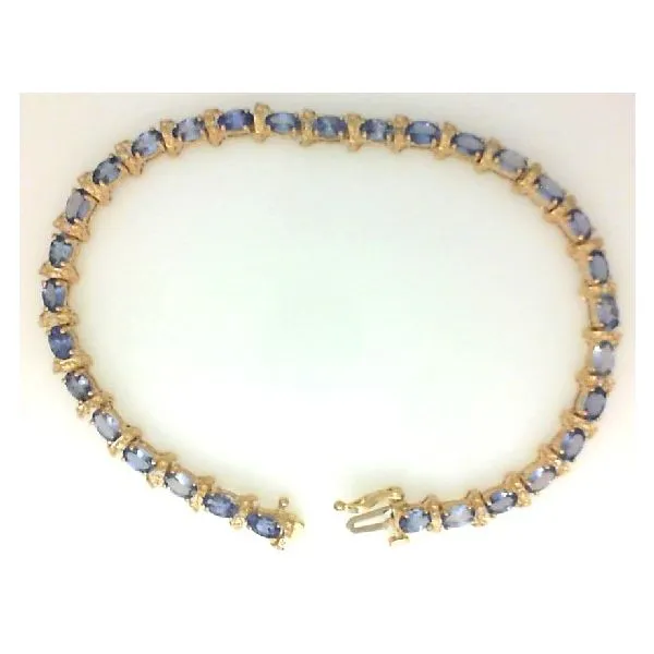 14K Yellow Gold Tanzanite Bracelet Chipper's Jewelry Bonney Lake, WA