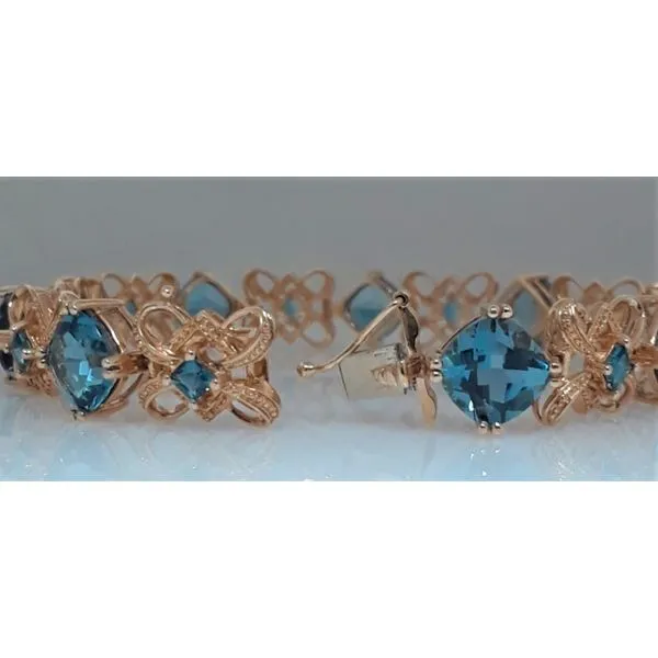 14K Yellow Gold Topaz Bracelet Image 2 Chipper's Jewelry Bonney Lake, WA