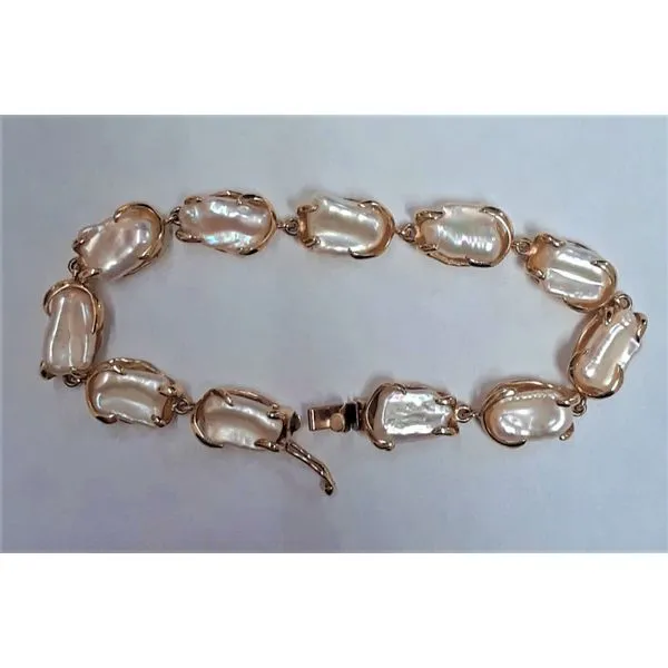 14K Yellow Gold Pearl Bracelet Chipper's Jewelry Bonney Lake, WA
