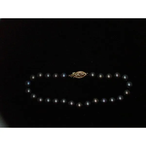 14K Yellow Gold Dyed Pearl Bracelet Chipper's Jewelry Bonney Lake, WA
