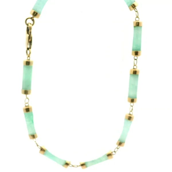 14K Jade Bead Bracelet Image 5 Chipper's Jewelry Bonney Lake, WA