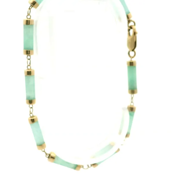 14K Jade Bead Bracelet Chipper's Jewelry Bonney Lake, WA