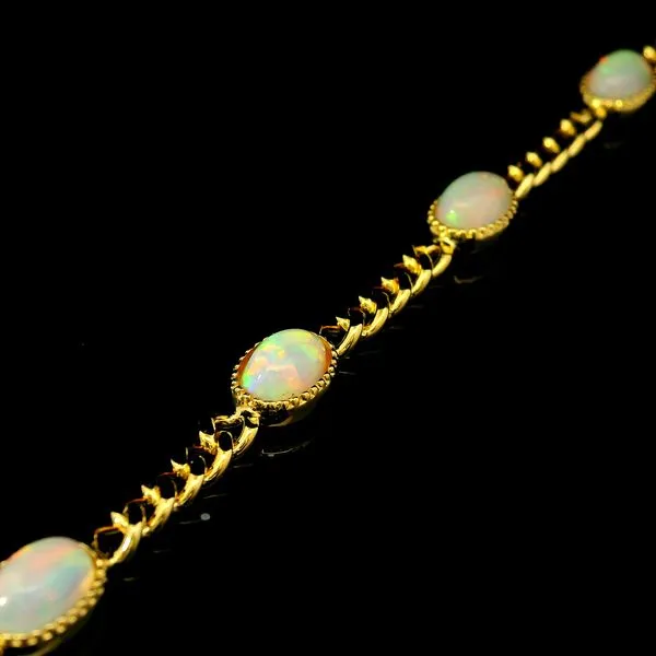 Sterling Silver Ethiopia Opal Bracelet Chipper's Jewelry Bonney Lake, WA