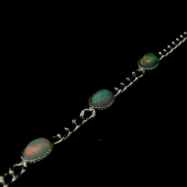 Sterling Silver Ethiopia Opal Bracelet Chipper's Jewelry Bonney Lake, WA