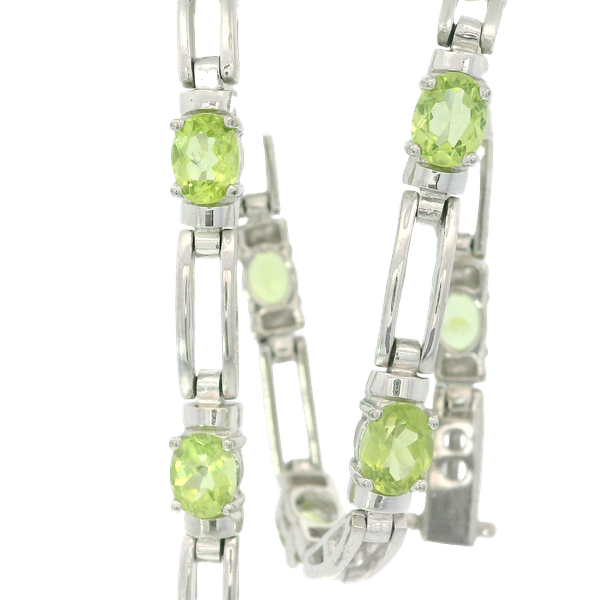 Sterling Silver Peridot Bracelet Chipper's Jewelry Bonney Lake, WA