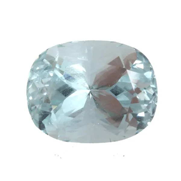6.41ct Aquamarine Cushion Loose Stone Image 2 Chipper's Jewelry Bonney Lake, WA