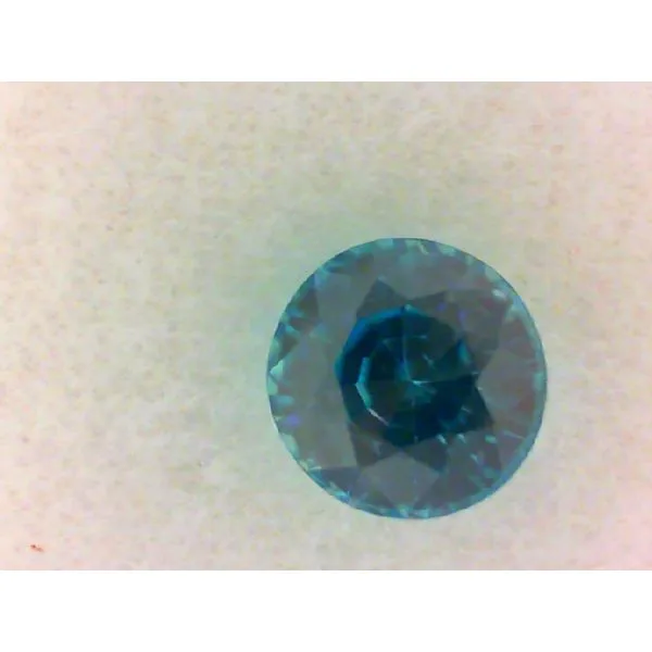 2.72ct Round Blue Zircon Loose Stone Chipper's Jewelry Bonney Lake, WA