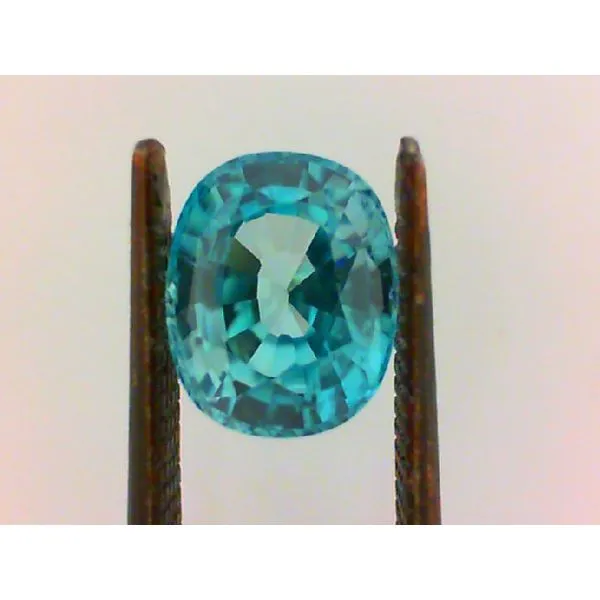 4.20ct Oval Blue Zircon Loose Stone Chipper's Jewelry Bonney Lake, WA