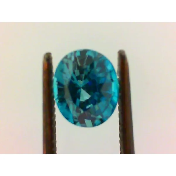 2.39ct Oval Blue Zircon Loose Stone Chipper's Jewelry Bonney Lake, WA