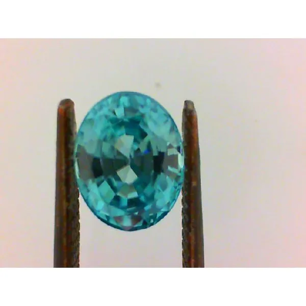 3.23ct Oval Blue Zircon Loose Stone Chipper's Jewelry Bonney Lake, WA