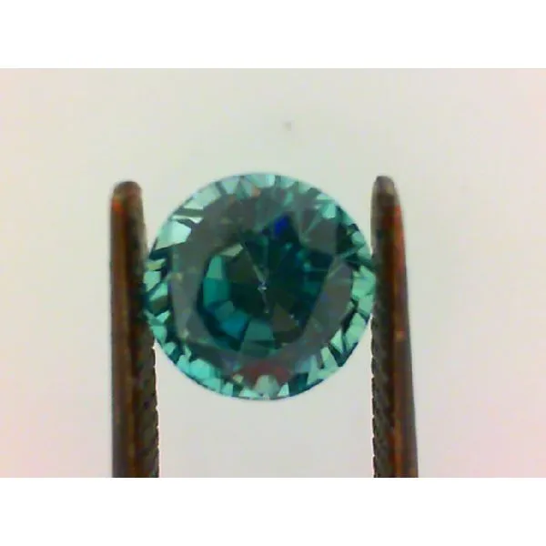 3.55ct Round Blue Zircon Loose Stone Chipper's Jewelry Bonney Lake, WA