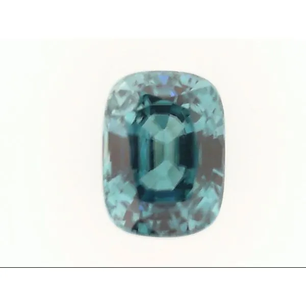 Blue Zircon Rectangular Cushion Loose Stone Chipper's Jewelry Bonney Lake, WA