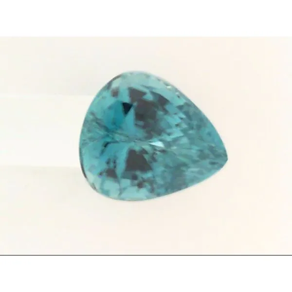 Blue Zircon Pear Shape Loose Stone Chipper's Jewelry Bonney Lake, WA