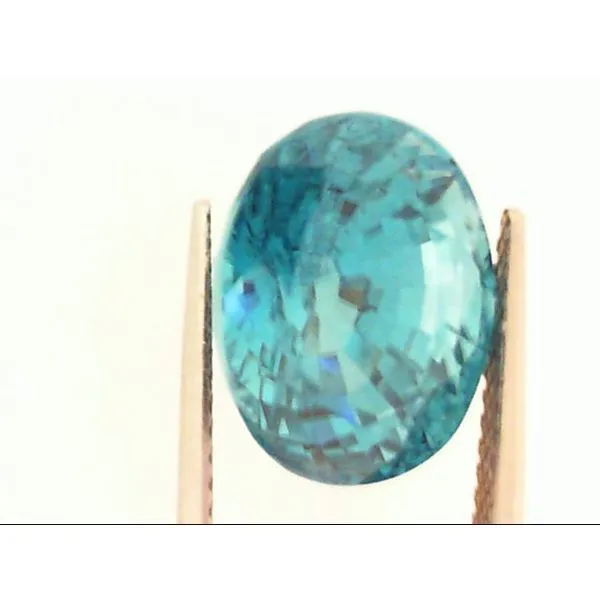 Blue Zircon Oval Loose Stone Chipper's Jewelry Bonney Lake, WA