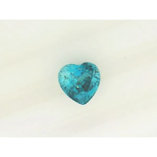 10.56ct Heart Shaped Cambodia Blue Zircon Loose Stone Chipper's Jewelry Bonney Lake, WA