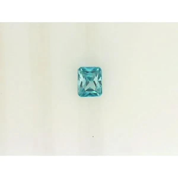 Radiant Blue Zircon Chipper's Jewelry Bonney Lake, WA