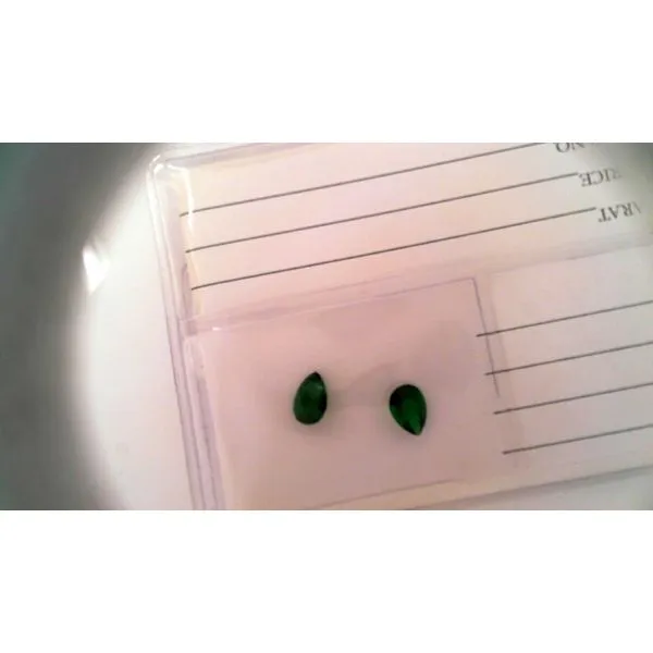Tsavorite Garnet Pear Set Chipper's Jewelry Bonney Lake, WA
