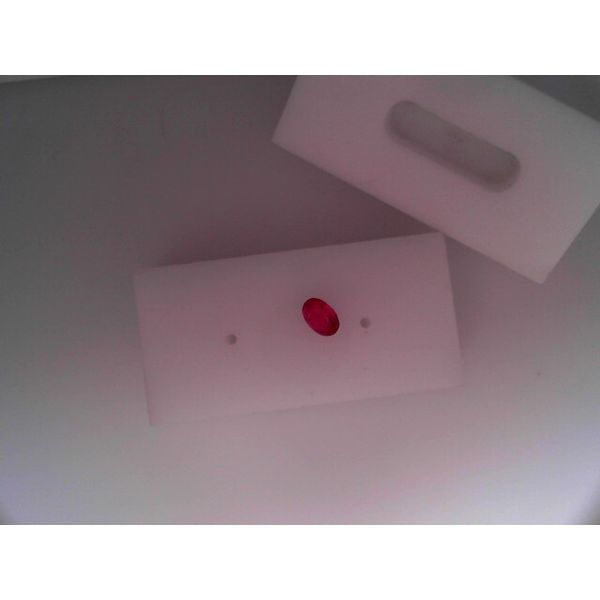 Pink Sapphire Oval Mixed Cut 1.24ct 6.89 x 5.57 x 3.53mm. Chipper's Jewelry Bonney Lake, WA