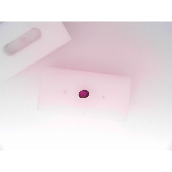 Cushion Mixed Cut Ruby 0.97ct.  5.94 x 4.94 x 3.29mm. Chipper's Jewelry Bonney Lake, WA
