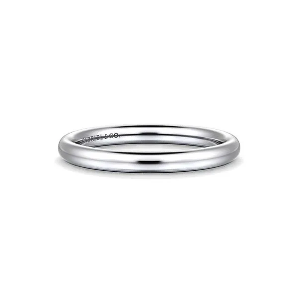 14K White Gold Matching Wedding Band