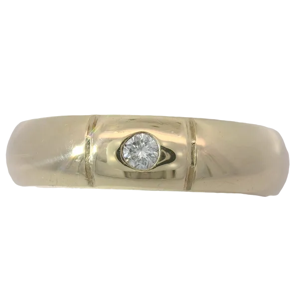 14K Yelloiw Gold Cross Over Band Size 8.25 Chipper's Jewelry Bonney Lake, WA