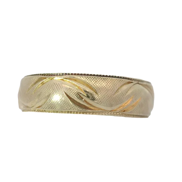 14KR Floral Band Sz. 6.25 Chipper's Jewelry Bonney Lake, WA